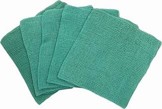 GREEN GAUZE SWABS 
